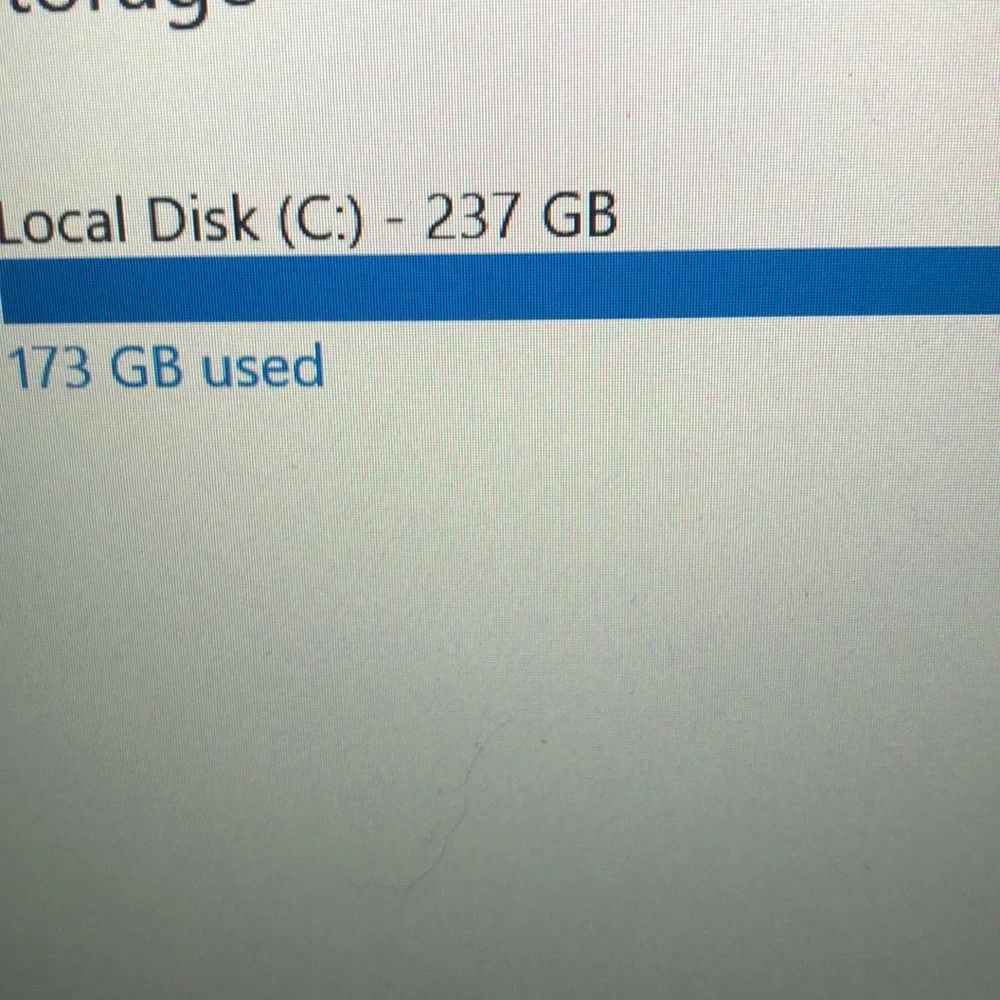 Dell laptop 237 GB